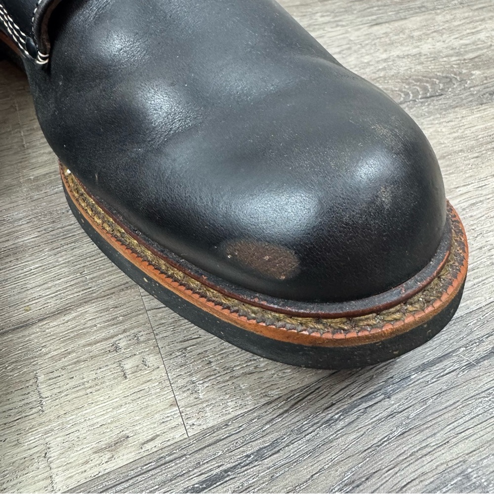 Thorogood 1892 Beloit Black Leather Boots Men’s Size 13  Work Cork Lace Up - Picture 4 of 15